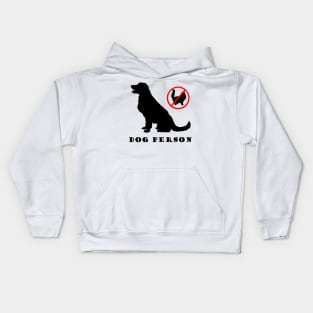 Dog Person (No Cats!) Kids Hoodie